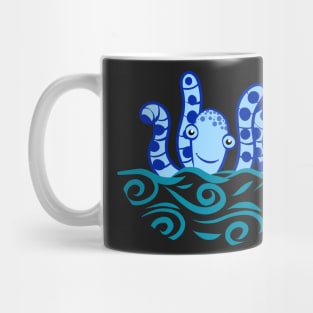 Friendly Blue Octopus Mug